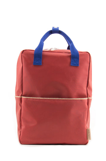 Sticky Lemon Large Backpack, Faded Red