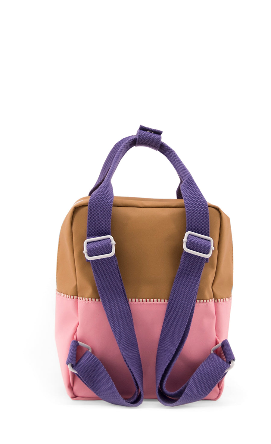 Sticky Lemon Color Block Collection Small Backpack, Panache Gold/Puff Pink/Lobby Purple