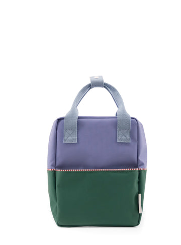 Sticky Lemon Color Block Collection Small Backpack, Moustafa Purple/Movie Green/Henckles Blue