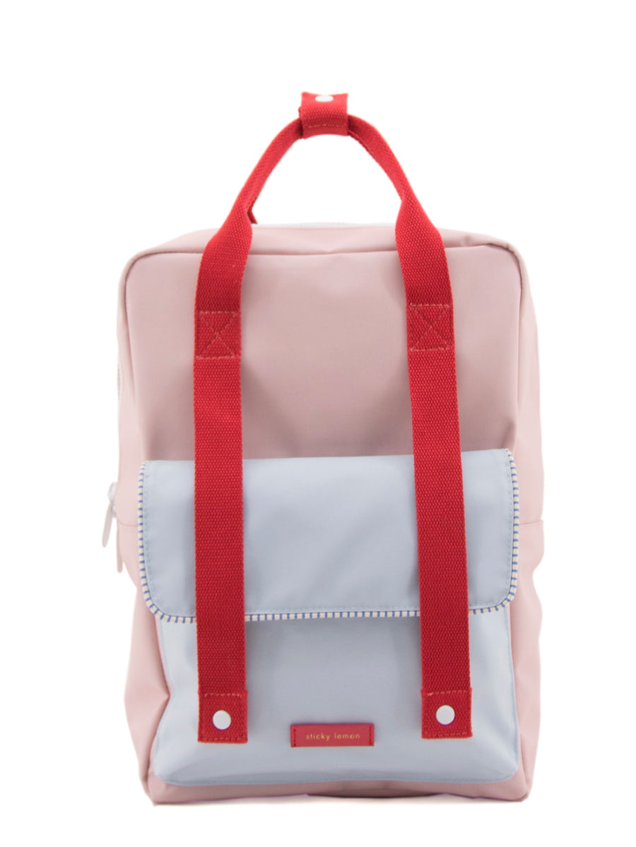 Sticky Lemon Deluxe Envelope Large Backpack, Mendl's Pink/Agatha Blue