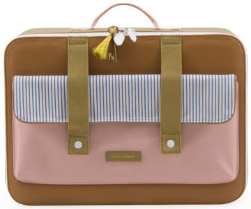 Sticky Lemon Suitcase Deluxe, Sugar Brown/Mendl's Pink