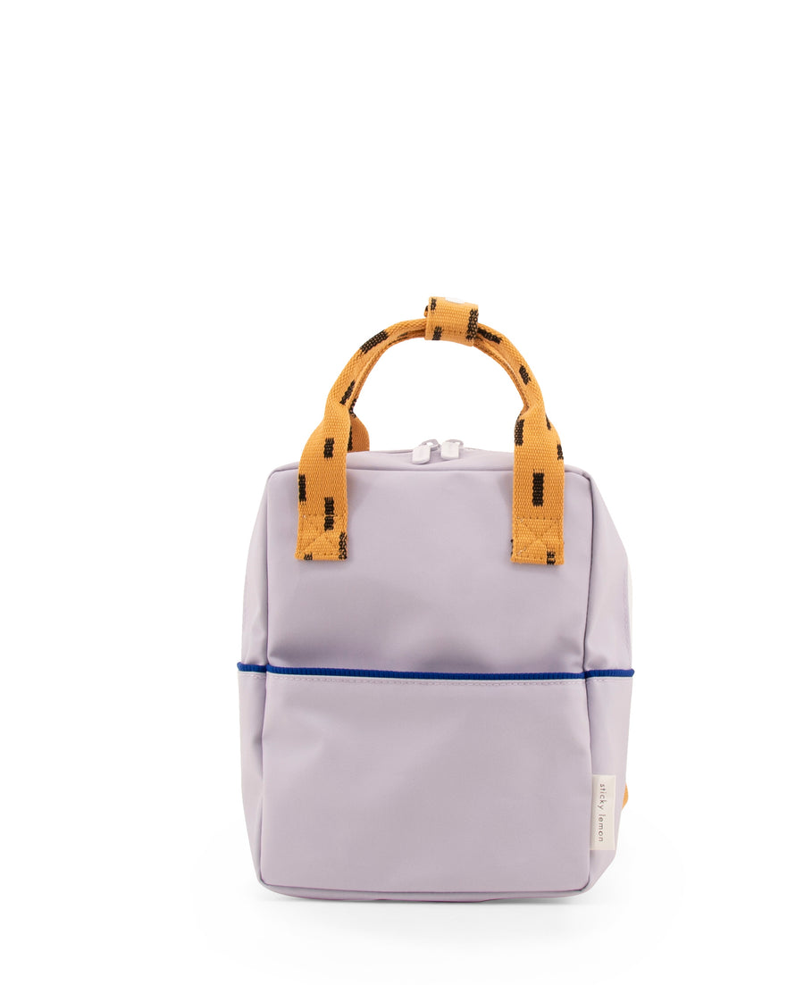 Sticky Lemon Sprinkles Collection Small Backpack, Lavender/Apricot Orange/Indigo Blue
