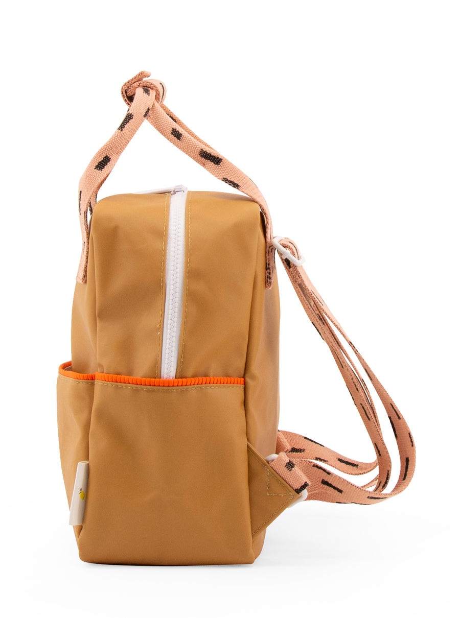 Sticky Lemon Sprinkles Collection Small Backpack, Panache Gold/Lemonade Pink/Royal Orange