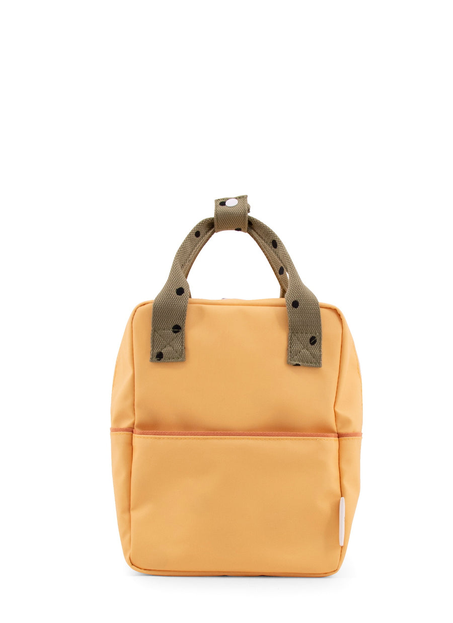 Sticky Lemon Freckles Small Backpack, Retro Yellow/Seventies Green/Faded Orange