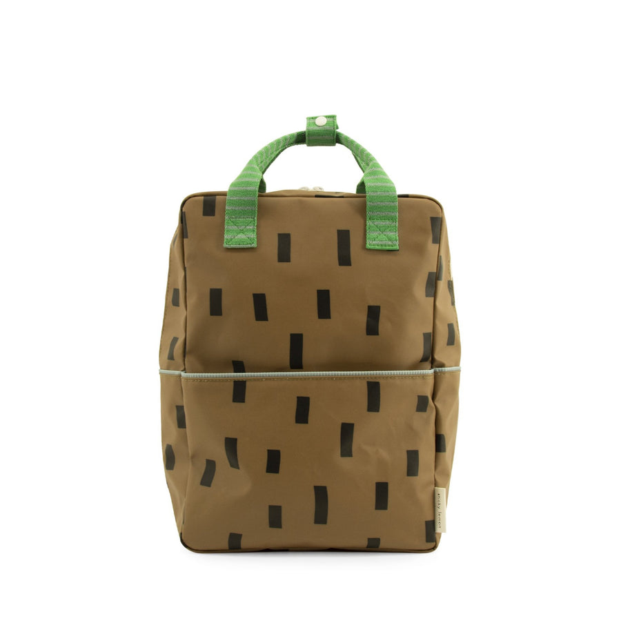 Sticky Lemon Sprinkles Special Edition Collection Large Backpack, Brassy Green/Apple Green