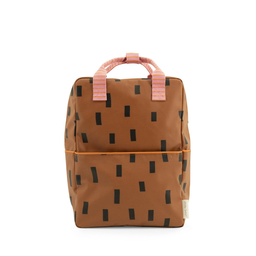 Sticky Lemon Sprinkles Special Edition Collection Large Backpack, Syrup Brown/BubblePink