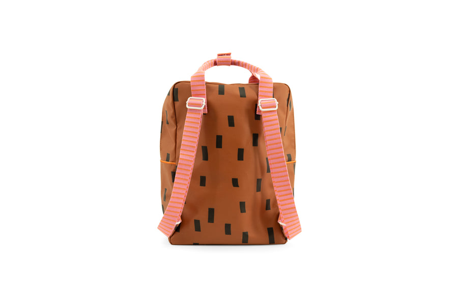 Sticky Lemon Sprinkles Special Edition Collection Large Backpack, Syrup Brown/BubblePink