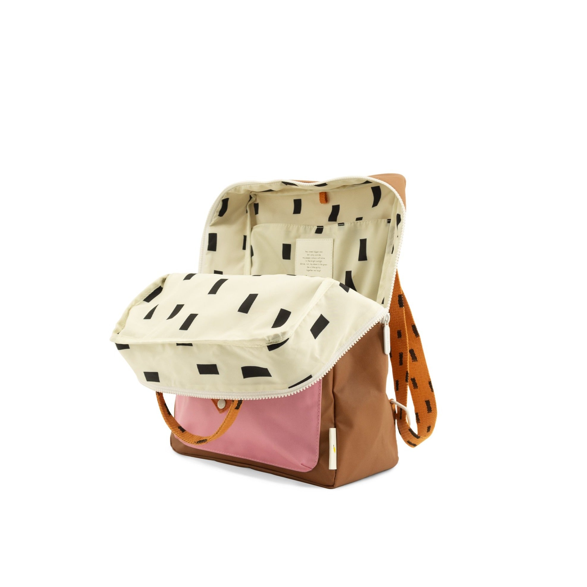 Sticky Lemon Sprinkles Envelope Large Backpack, Syrup Brown/Carrot Ora ...