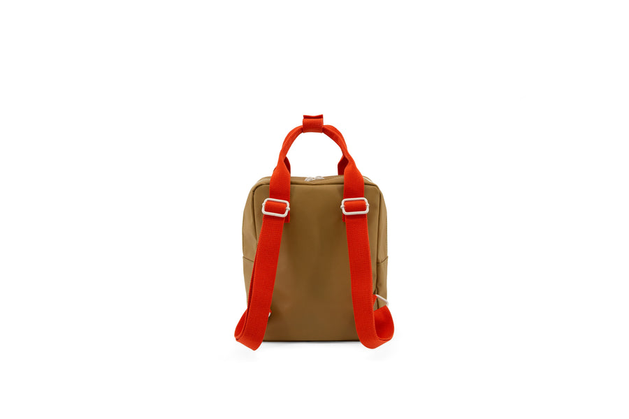 Sticky Lemon Envelope Deluxe Small Backpack, Pool Green/Apple Red/Leaf Green