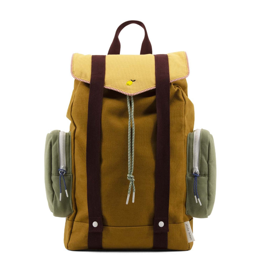 Sticky Lemon  Adventure Collection Large Backpack, Khaki Green