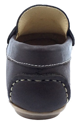 Andanines Boy's Chain Loafers, Moro Brown
