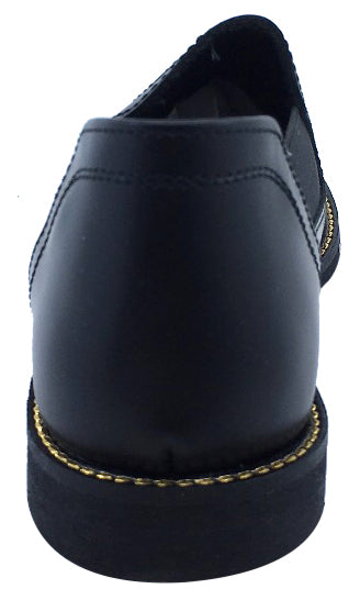 Luccini Girl's Slip-On Black Fashion Booties with Gold Trim