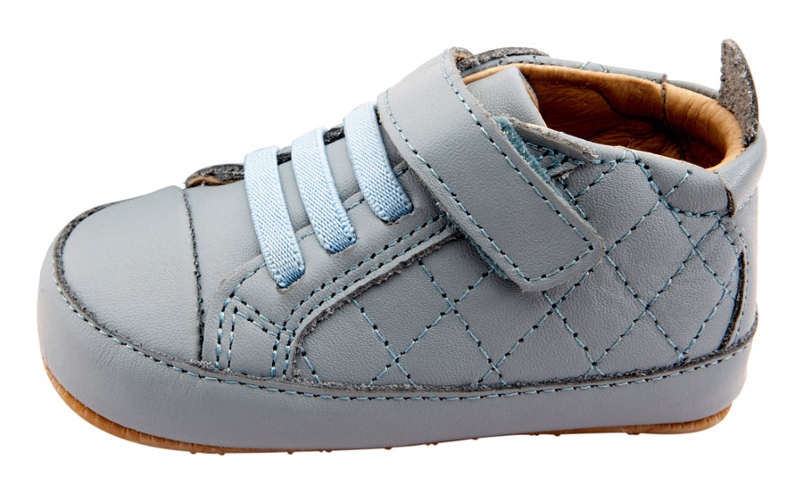 Old Soles Girl's & Boy's Quilt Bambini Shoes - Dusty Blue