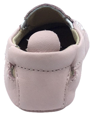 Old Soles Girl's and Boy's Pink Baby Boat Shoes