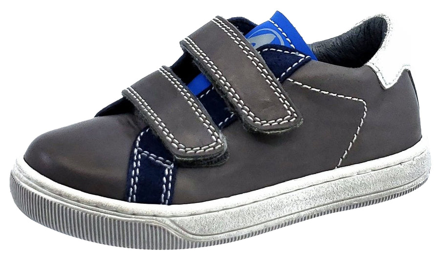Naturino Boy's Isaac Shoes, Antracite-Navy-Bianco-Azzurro