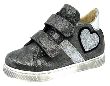 Naturino Boy's and Girl's 1Q52 Damme Vl Sneakers, Vel.Glitter/Specchio Acciaio/Argento