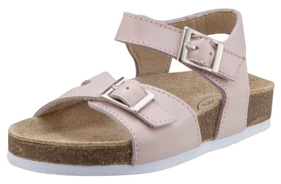 Old Soles Girl's Powder Pink Retreat Leather Sandals