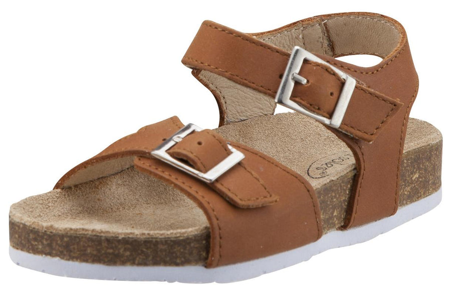 Old Soles Girl's Tan Retreat Leather Sandals