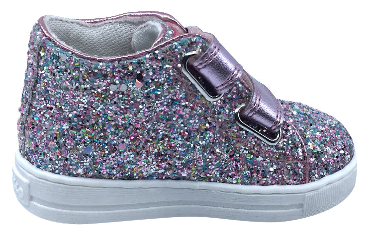 JEKO Girl's Glitter Tennis Shoes Fashion Sneakers for Kids Sparkly