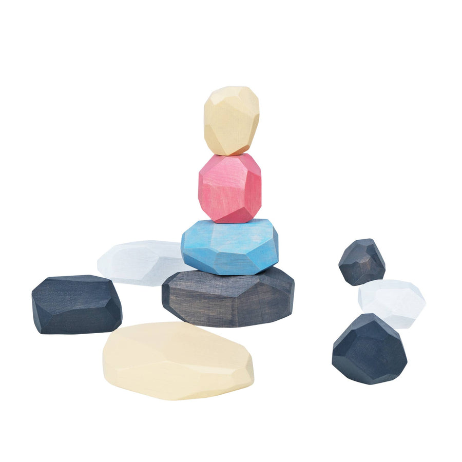 Komarov Toys Wooden Rocks Tumi-Ishi Montessori