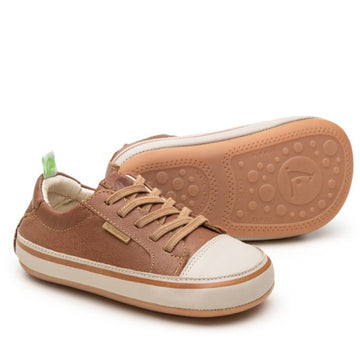 Tip Toey Joey Boy's and Girl's Funky Sneakers, Whiskey