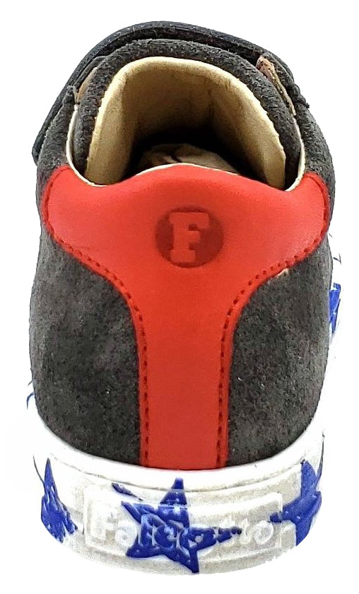 Falcotto Boy's Leryn Shoes, Antracite (Grey, Red)