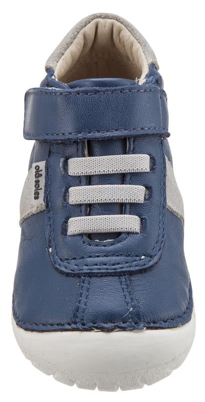 Old Soles Boy's and Girl's Tudors Pave Blue Jeans Leather Sneakers