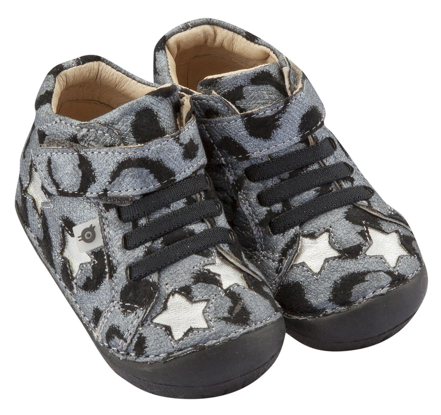 Old Soles Girl's and Boy's Reach Pave Sneakers, Cat/Silver