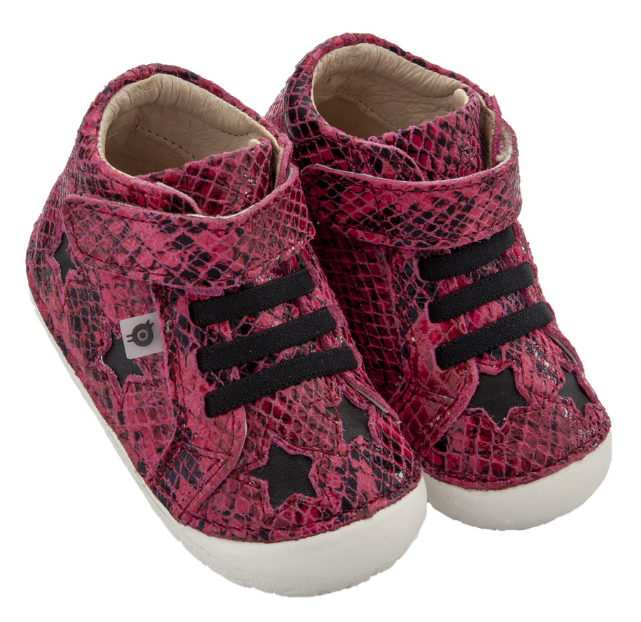 Old Soles Girl's & Boy's Reach Pave - Red Serp/Black
