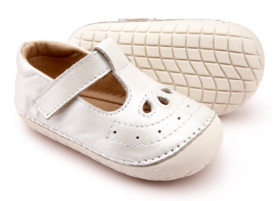 Old Soles Girl's 4022 Royal Pave Shoes - Nacardo Blanco