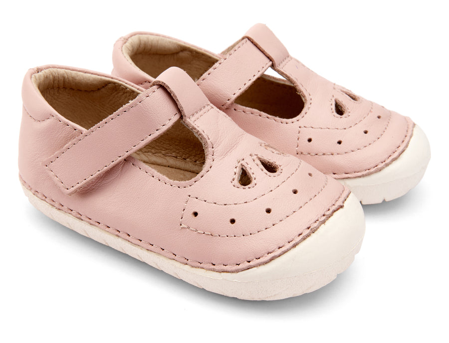 Old Soles Girl's Royal Pave T-strap Sneakers - Powder Pink