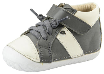 Old Soles Boy's Pave Earth Sneakers, Grey/White