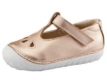 Old Soles Girl's Classic Pave T-Strap Shoes, Copper