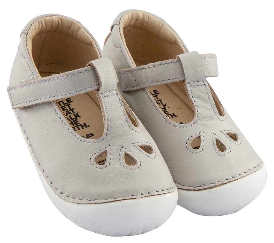 Old Soles Girl's Classic Pave T-Strap Shoes, Gris