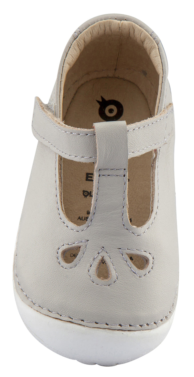 Old Soles Girl's Classic Pave T-Strap Shoes, Gris