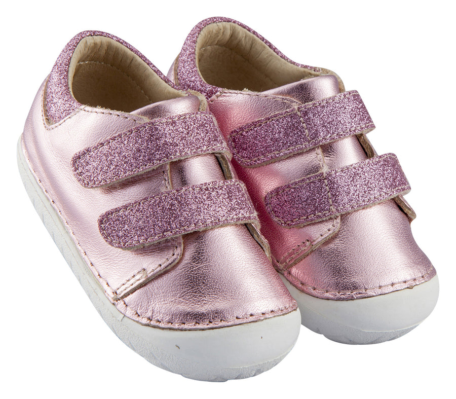 Old Soles Girl's Edgey Pave, Glam Pink