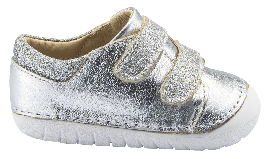 Old Soles Girl's and Boy's Edgey Pave, Silver/Glam Argent