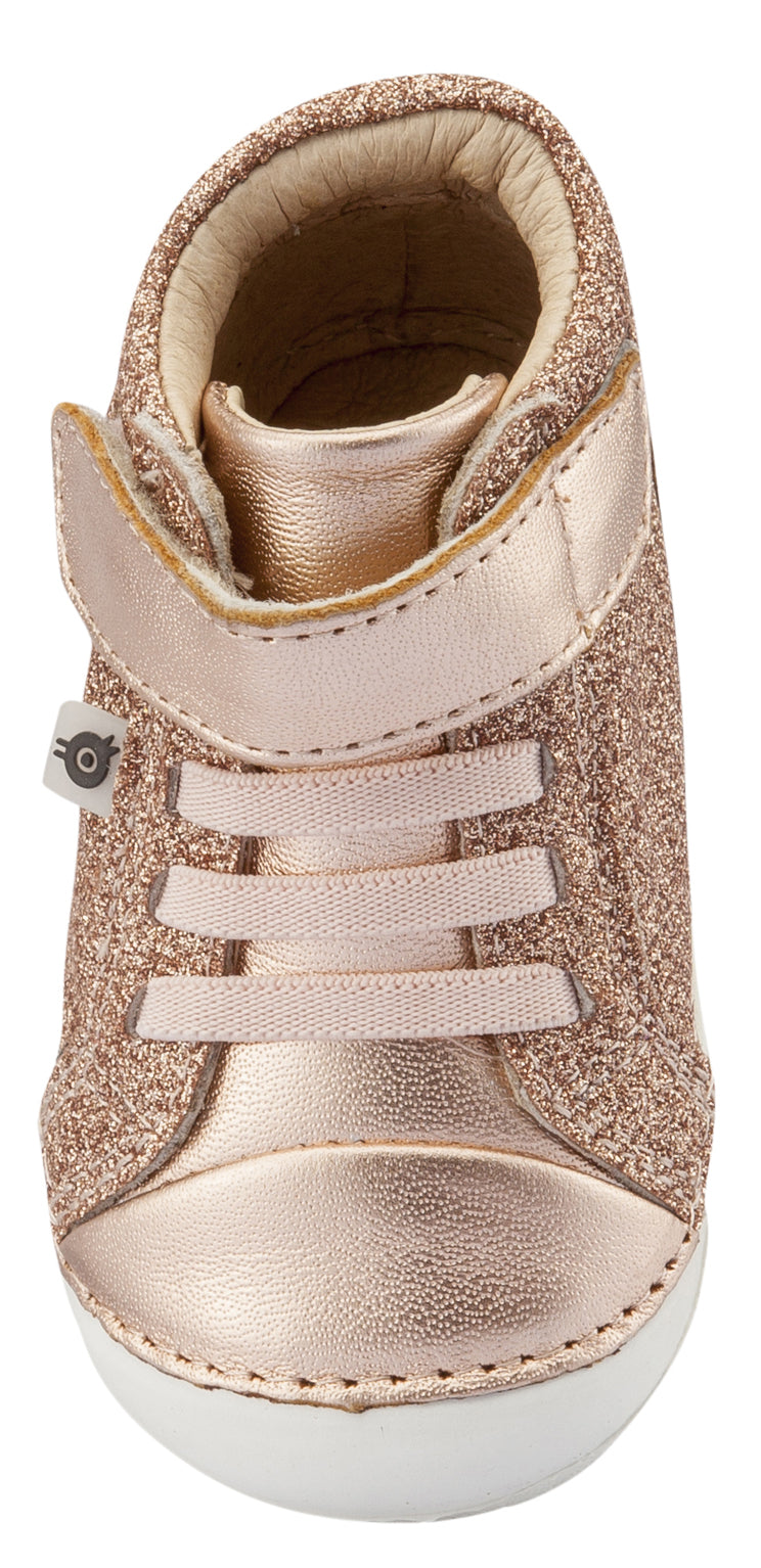 Old Soles Girl's & Boy's Ring Pave Sneakers, Glam Copper / Copper