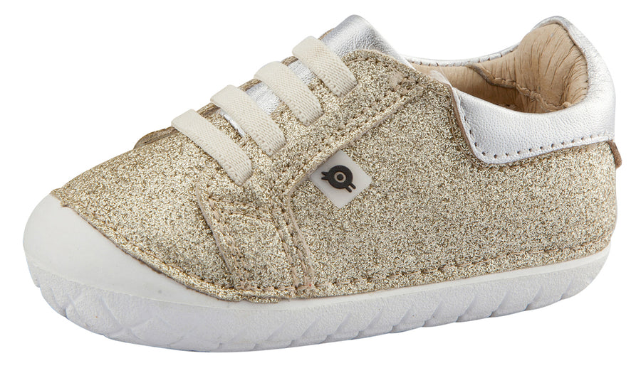 Old Soles Girl's and Boy's Glamfull Pave Sneakers, Glam Gold