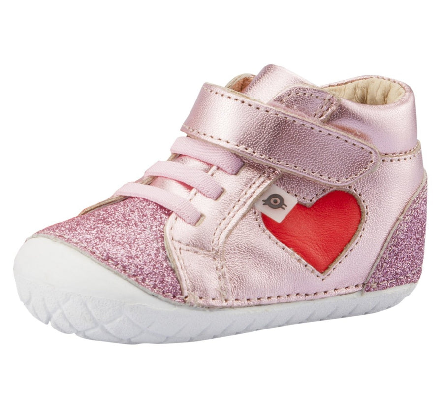 Old Soles Girl's My-Heart Pave Sneakers, Glam Pink