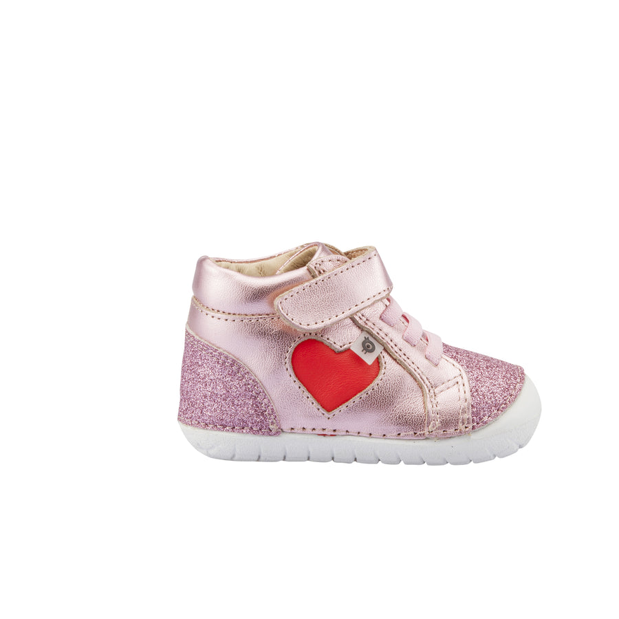 Old Soles Girl's My-Heart Pave Sneakers, Glam Pink