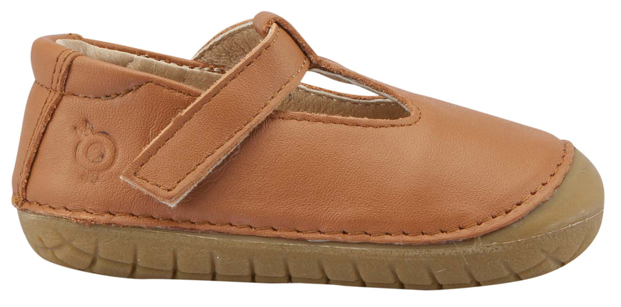 Old Soles Girl's T-2 Shoe, T-Strap, Tan