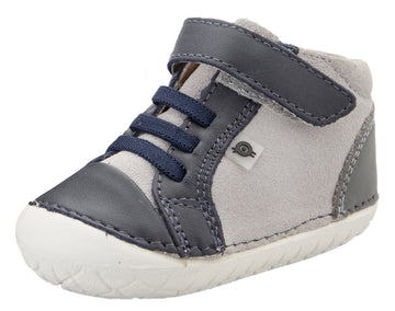 Old Soles Girl's & Boy's High Pave Sneakers - Navy/Grey/Grey Suede