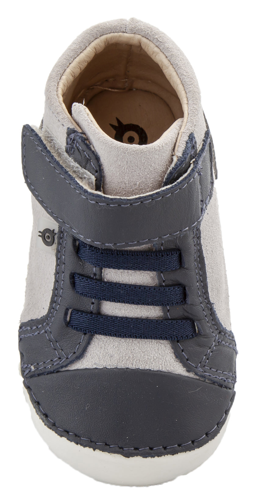 Old Soles Girl's & Boy's High Pave Sneakers - Navy/Grey/Grey Suede