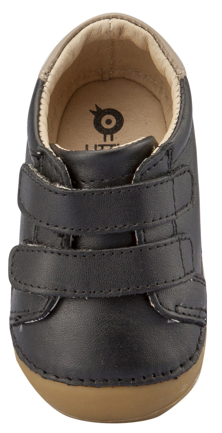 Old Soles Girl's & Boy's Cast Pave Sneakers, Black / Taupe