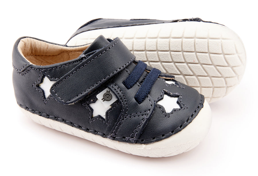Old Soles Boy's and Girl's 4045 Starey Pave Sneakers - Navy/Snow