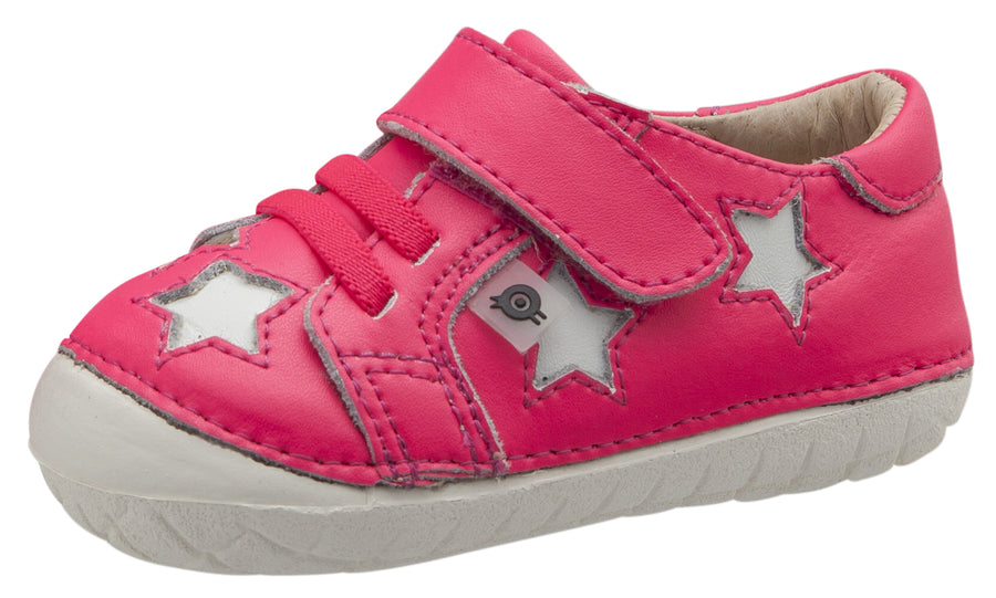 Old Soles Girl's Starey Pave, Neon Pink / Snow