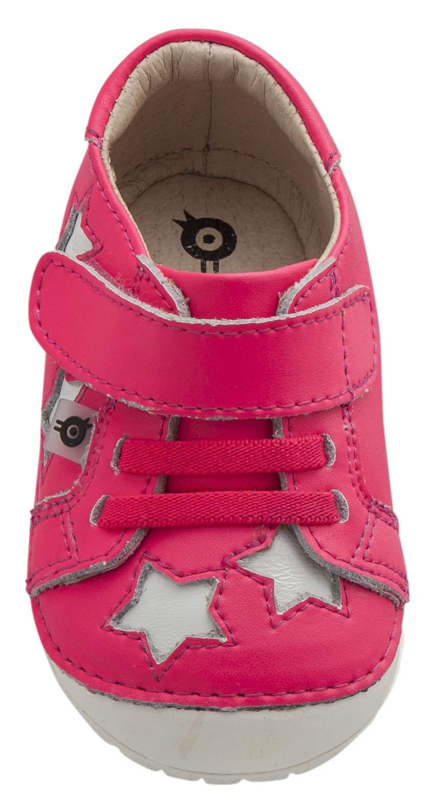 Old Soles Girl's Starey Pave, Neon Pink / Snow