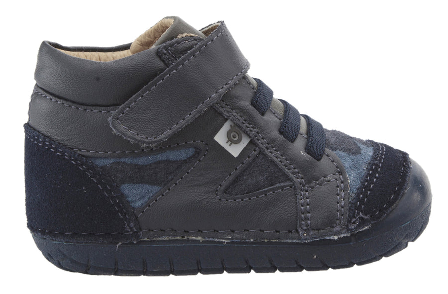 Old Soles Boy's 4049 Pave Squad Sneakers - Navy/Marine Camo/Grey