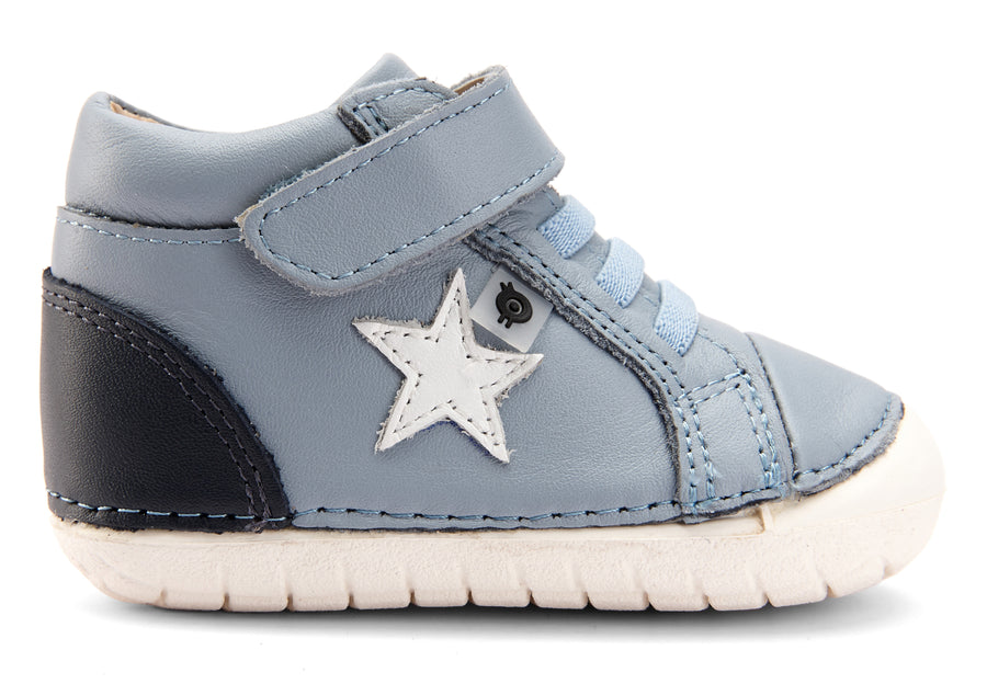 Old Soles Boy's and Girl's Champster Pave Shoes - Dusty Blue/Navy/Snow